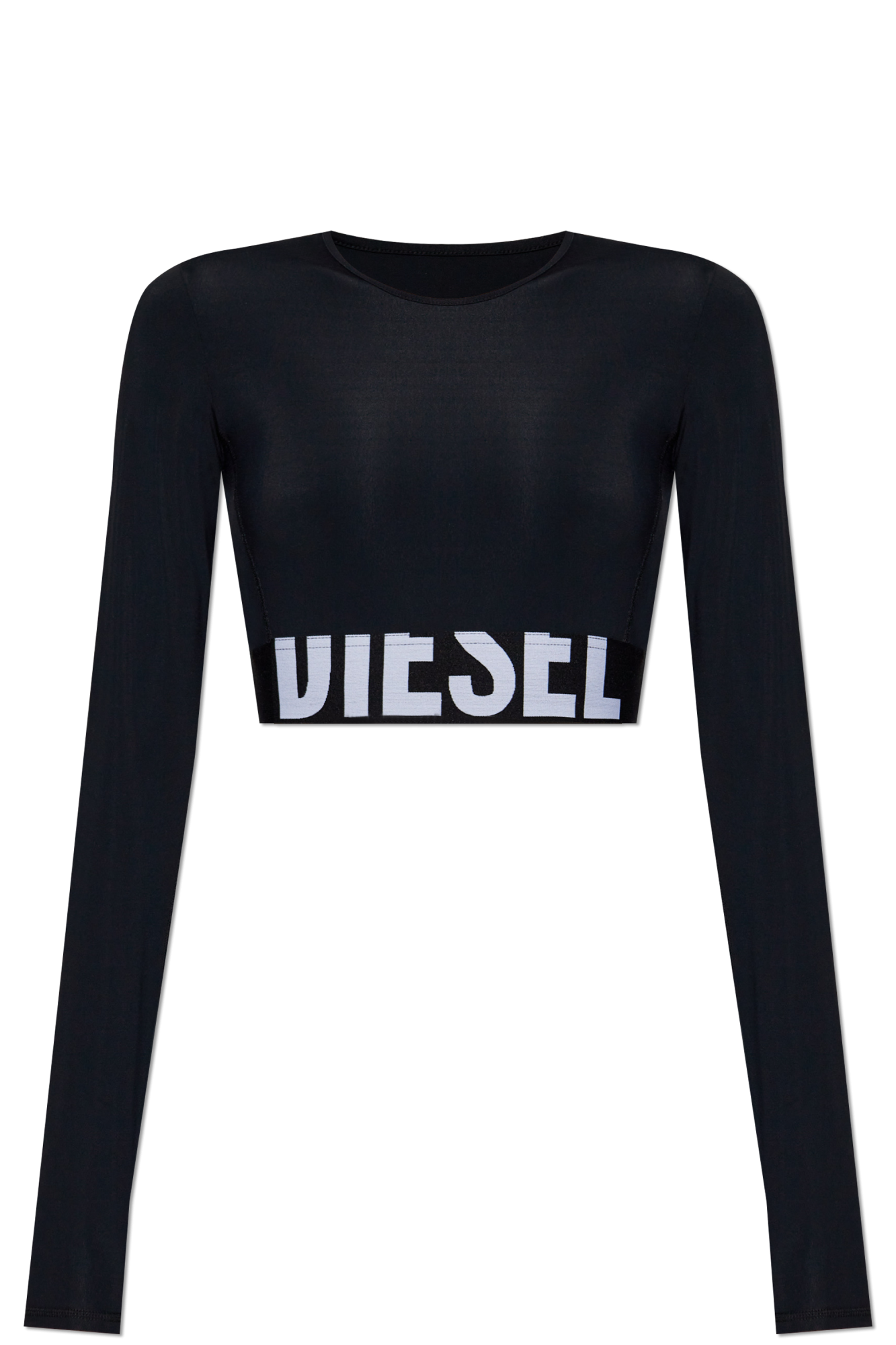 【美品】DIESEL 黒トップス レディース ニット トップス（ニット/セーター）｜DIESEL
